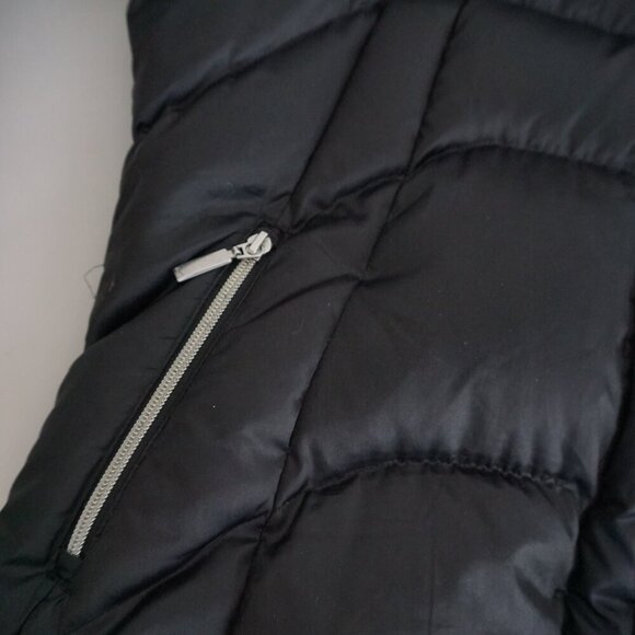 Vintage Y2K Nike Black Puffer Duck Down Feather Insulated Jacket Xl (16-18) - Picture 8 of 16